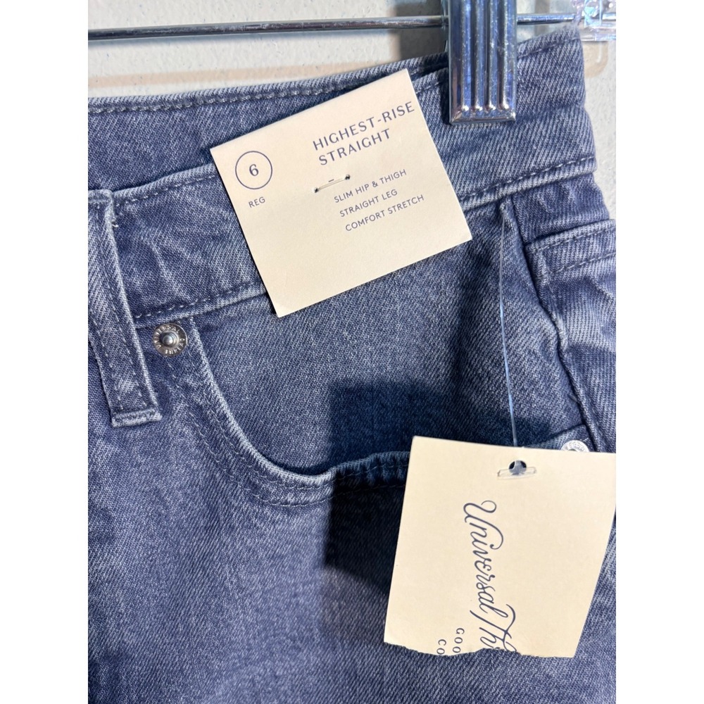 Universal Thread Highest Rise Straight Jeans Blue… - image 3
